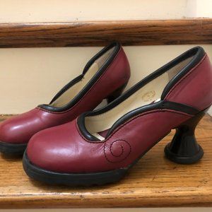 John Fluevog Red Lily Darling Cherry Pumps John Fluevog $80 SIZE Size Chart THIS